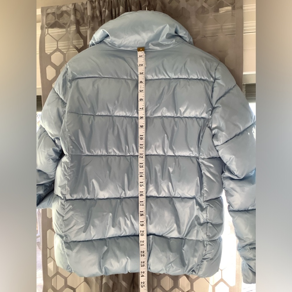 Joe Fresh, baby blue women’s puffer jacket, winter coat. Sz Med. - Picture 10 of 12